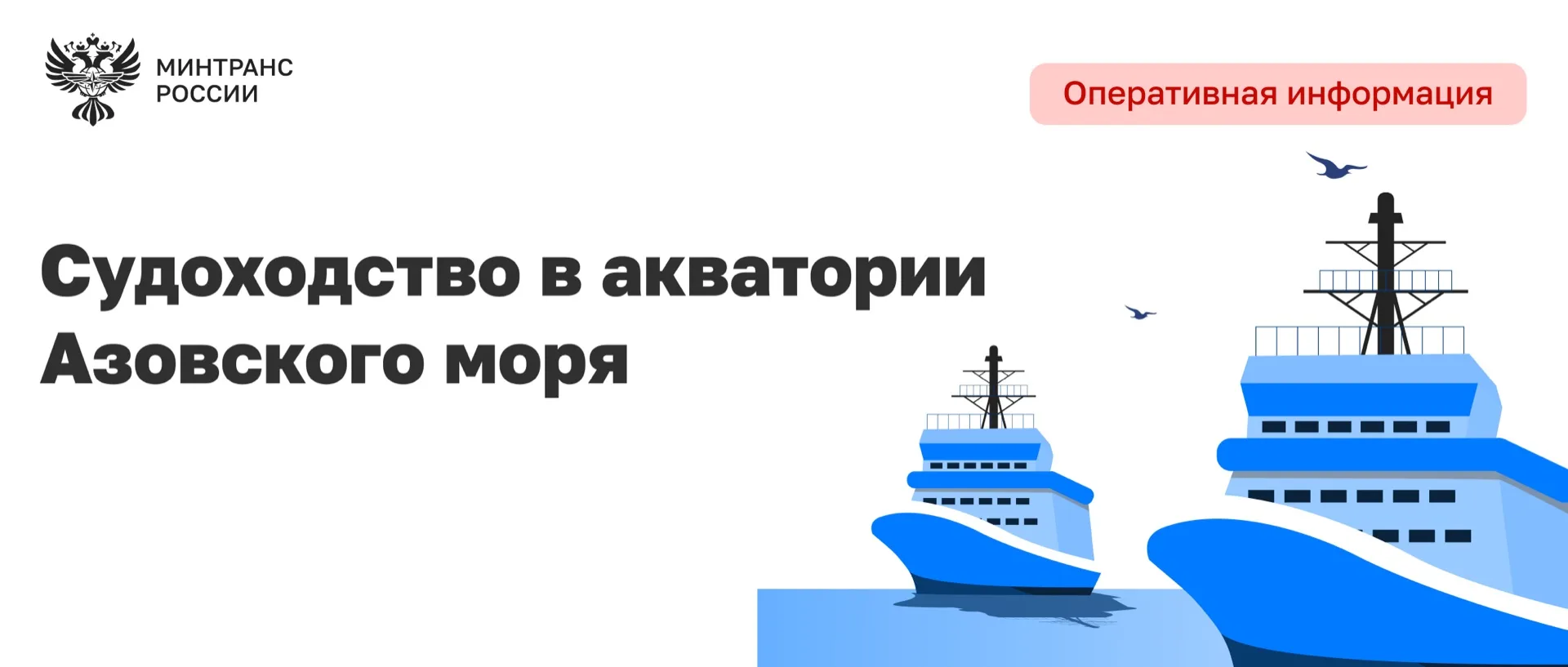 Минтранс принимает меры для обеспечения грузовой логистики в Азовском море после атак ВСУ